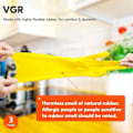 Miniatyrbilde 4 av 5: 1 par gjenbrukbare husholdningsvaskhansker, gummi oppvaskhansker, ekstra tykke, lange ermer, størrelse S