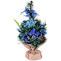 Miniatyrbild 3 av 3: Realist Julgran Ornament Mini Julgran Modell Bordjulgran 30cm Blå 30x17cm