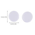 Pikkukuva 3 / 3: 100 kpl Litteitä Rengaskello Laatikoita Nukke Sisäänrakennettu Lisätarvikkeet Vauvan Pehmolelu Lisätarvikkeet Valkoinen 32MM3.2X3.2X1C