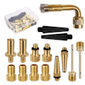 Miniatyrbilde 1 av 5: Sykkelventiladapter for luftpumpe / 15-delt sett