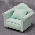 Miniatyrbillede 5 af 5: 1 stk. Mini Hus Mini Sofa Model Dukkehussofa Miniature Møbler Til Børn Grøn 8X6.5CM