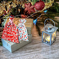Miniatyrbilde 4 av 5: 30 stk Julegaveposer, Plastjulegaveposer med 30 pakkebånd for juledekorasjon og gaveinnpakking