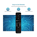 Miniatyrbilde 5 av 5: Erstatningsfjernkontroll for Bar/2.1/3.1/5.1 Bar 2.1 Sound Bar, Bar 3.1 Sound Bar, Bar 5.1 Sound Bar [DB] Black
