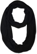 Stretch Jersey Sov Bandana Halsduk för Kvinnor Vinter Varm Mjuk Stickad Modeaccessoar Svart