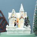 Miniatyrbild 2 av 5: Miniatyr Jul-Igloo i Resin med Batteridrivna Ljus - Julpynt & Present