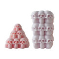 Miniatyrbillede 2 af 5: PyramidSkull Stearinlys Harpiksform Lys 3d Fondantform Til Fremstilling af Diy Håndlavet Sæbepyramid