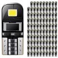 Miniatyrbild 1 av 5: 100 st W5w T10 LED-lampor 194 168 LED-lampor Kompatibla med Bilkarta Kupollampa
