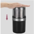 Miniatyrbilde 4 av 5: Elektrisk kaffekvern, kaffekvern, elektrisk krydderkvern, avtakbar kopp, blad og kopp laget av rustfritt stål