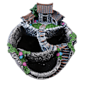 Miniatyrbillede 2 af 2: Blomsterpotter Have Plantepotte Hus Mikro Landskab Sukkulent Plante Planter Potte Blomsterplanter Sukkulent