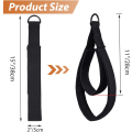 Miniatyrbilde 2 av 5: 2 stk Pilates-stropper, Pilates dobbelt sløyfe stropper for reformer, Fitness D-ring stropper dobbelt sløyfer polstret, Pilates utstyr