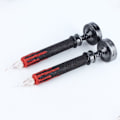 Miniatyrbillede 7 af 8: 2 stk. gotiske lysestager LED elektroniske lys M M