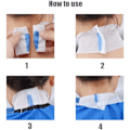 Miniatyrbild 5 av 5: 2 Rullar Frisörhalsband Engångs Halsband Hårfrisering Elastiskt Wrap Frisörtillbehör för Salong Hårsnitt Styling