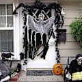 Pikkukuva 2 / 5: Halloween-ripustushaamu, Ripustusluurankohaamu, Halloween-juhlan koriste, Ripustuskallot kauhuhaamu kummitustaloon