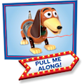 Miniatyrbillede 3 af 7: Disney Toy Story Slinky Dog Træklegetøj, Gående Fjederlegetøj til Drenge og Piger, Legetøj til Børn