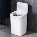 Miniatyrbild 2 av 5: 15l Smart Soptunna Automatisk Sensor Soptunna Elektrisk Avfallstunna Vattentät Soptunna För Kök B White