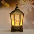 Miniatyrbild 2 av 5: Ljusdekoration för jul med batterier, klara LED-lampor, hängande lykta, julgranshänge, nyhet, ljus för julfest, heminredning