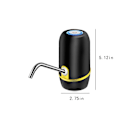 Pikkukuva 3 / 5: 5 Gallon Vedenjakkara, USB-Lataus Vedenjakkara Pumppu, Kannettava Vedenjakkara Pumppu Leirintään