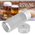 Miniatyrbillede 1 af 3: Skærmfilter 300μm Rustfrit Stål Humle Mesh Filter til Hjemmelavet Øl Kegging Udstyr, 7×18㎝