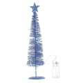 Miniatyrbilde 1 av 2: 1 stk Lysende Juletrær Ornament Kreativt Juletrær Skrivebords Ornament Blå 8X8X36CM