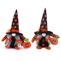 Miniatyrbilde 2 av 5: Halloween-nisse med lønnblad, edderkopp og gresskar - Pynt fra CraftsB