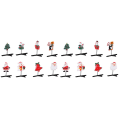 Miniatyrbilde 1 av 2: 24 stk Hårklipp for barn, juletema, vår, akryl, hårklipp for jenter, 16 stk 4,5*4 cm 16 pcs 4.5*4cm