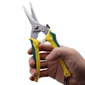 Miniatyrbillede 1 af 5: Havepruner til Havearbejde med lige rustfrie stålblade, Ultra skarpe have saks til blomster, høst af frugter
