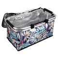 Miniatyrbillede 3 af 3: 1 stk Stor Kapacitet Madkurv Sammenklappelig Isoleret Picnic Taske Foldbar Kurv Assorteret Farve 47X28CM Assorted Color 47X28CM