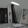 Miniatyrbild 2 av 5: Fällbar Ögonstudie Skyddskontroll Läsning Led Kontorsbord Touch-lägen Bord Sovrum Silver USB Natt Sovsal Lampor