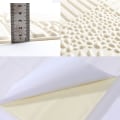 Pikkukuva 5 / 5: Itseliimautuva vaahtomuuripaperi 3D vedenkestävä tapeti Kolmiulotteinen seinätarra Itseliimautuva tapeti (valkoinen) valkoinen 32 * 32cm (10kpl)