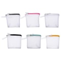 Miniatyrbilde 1 av 3: 6 stk Vaskemaskin Tøyposer Reise Mesh Nett Tøyposer Oppbevaringsarrangør Assorterte Farger 12x12cm