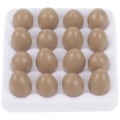 Pikkukuva 2 / 4: 1 Set Mini Simulaatiomunat Miniatyyri Vääri Munat Pienet Vääri Munat Mini Munakaukalossa Sekalaiset Värit 24x4c Assorted Color 2 4x4cm