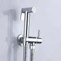 Miniatyrbillede 5 af 5: Toiletbrusesæt med Termostatisk Blandingsventil, Håndbruser, Krom, Anti-skoldning, Bidet Spray, Diverter Sæt, Toilet Hygiejne Sæt