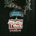 Miniatyrbillede 2 af 5: Julepynt 2020 - Glad Familie DIY Navn Ønsker Personlig Juletræspynt Vedhæng Festgaver