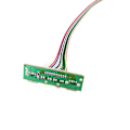 Pikkukuva 5 / 5: 2 USB-liä PC-tietokoneen kotelo 6,8 cm etupaneeli USB-ääniliitäntä mikrofonille ja kuulokkeille kaapeli 6,8 cm