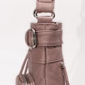 Miniatyrbild 5 av 5: Damväska i PU-läder, axelväska, crossbody, handväska, messenger, satchel, rosa