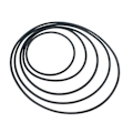 Pikkukuva 4 / 5: 1/1,5 mm pyöreät hihnat vaihdettavat kestävät 10 kpl sekoitettuja kokoja 80-130 mm hihnat nauhureille (FMY) 1mm wide