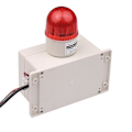 Miniatyrbild 3 av 5: Vattennivåindikator Alarm Vattennivålarm Sensor Vattenlinje Indikerande Alarm Låg Eller Hög Vattennivå Sensor Alarm Med Ljudavstängningsknapp