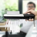 Pikkukuva 8 / 9: Zelic Kannettava Paperisilppuri Pieni Kädessä Pidettävä USB-käyttöinen Toimisto- ja Kotikone Paperiasiakirjojen Silppuri