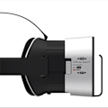 Pikkukuva 5 / 5: Vr 3D -virtuaalitodellisuuslasit mobiililaitteille, Goggle-tyyppiset, sopivat elokuville, mukana kaukosäädin