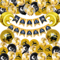 Miniatyrbillede 4 af 5: Style 2 Mubarak Banner Aluminiumfolie Ballonsæt Baggrundsdekoration Style 2