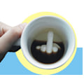 Miniatyrbillede 3 af 5: Up Yours Krus Tommelfinger Op Keramik Midterfinger Kaffe Kop Mælk Te Sjov Kaffe Gave Krus til Nytår
