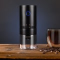 Miniatyrbillede 5 af 5: Elektrisk Kaffe Kværn med Konisk Keramisk Kværn, Lille Mini Kaffe Kværn med Nem Tænd/Sluk-Knap, Bærbar Automatisk