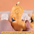 Miniatyrbillede 5 af 5: Hårbånd - Lysdekoration 3D Silikonform 3D Silikon Lysform til Kvinder, Hjemmelavet Kunst Hovedform