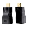Miniatyrbillede 3 af 4: HDMI-forlænger, HDMI til RJ45 1080p LAN-netværk HDMI-forlængelse op til 30 m over Cat5e/6 UTP LAN Ethernet-kabel (sort)