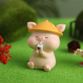 Miniatyrbild 3 av 5: Mini Svin Resin Staty Lycklig Feng Shui Atea Party Disco Båge Bröllop Glad Fødselsdag Te Bord Dekoration Inflyttningspresenter För Nya Hem