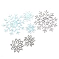 Miniatyrbilde 3 av 5: Sølv Julestjerne Metall Klippesjablong Mal DIY Scrapbooking Album Papir Kort Sjablong Dør Preget Ornament Sølv