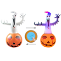 Pikkukuva 3 / 5: Halloween-ilmapallot, Pelottava Ilmapallo Halloween-Koriste Ulkotiloihin Sisäänrakennetuilla LED-valoilla, Halloween-Ilmapallokoristeet