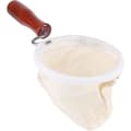 Miniatyrbild 2 av 5: Handmade Reusable Flannel Coffee Filter with Wooden Handle (Small)