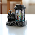 Miniatyrbillede 5 af 5: Julemand Snemand Elg LED Lys Tog Julemand Glædelig Jul Ornament Hjem Nyårs Dekoration Sølv