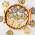Miniatyrbilde 2 av 5: Halloween Cookieform Plast 3D Tegneserie Trykket Cookie Cutter Gresskar Form